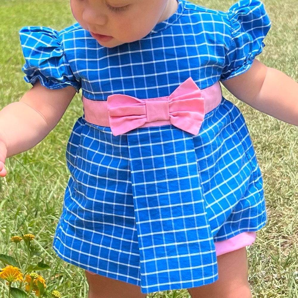 Classical Whimsy Dress and Bloomer Set